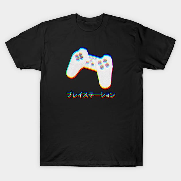 PlayStation プレイステーション T-Shirt by LazHimself